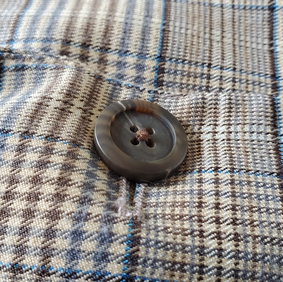 BB Dakota Heather's Plaid Boyfriend Blazer - XS - Picture 6 of 11